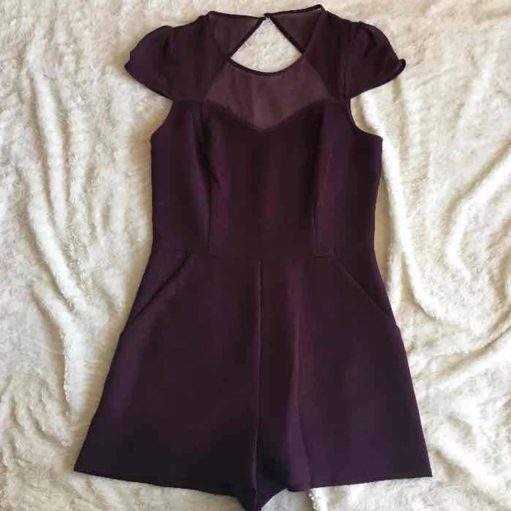 Plum BCBG romper